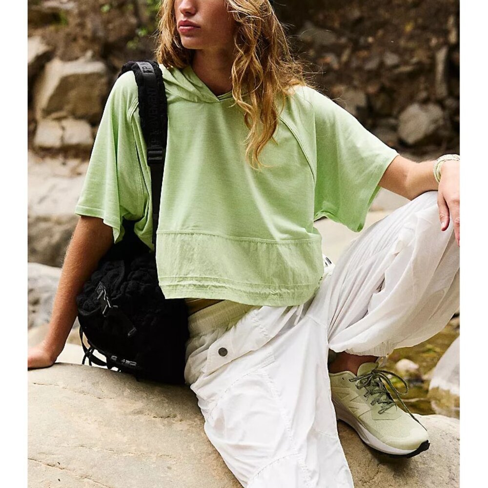 NWT FP MOVEMENT On The Move Hoodie / Lemon Grass